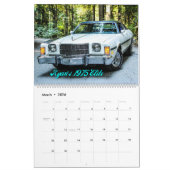 Calendrier Malaise Car Club de l'Oregon 12 mois 2024 Calendri (Mar 2026)