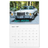 Calendrier Malaise Car Club de l'Oregon 12 mois 2024 Calendri (Mar 2027)