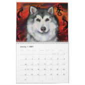 Calendrier Malamute d'Alaska (Jan 2027)