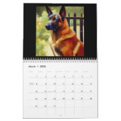 Calendrier Malinois belge (Mar 2026)