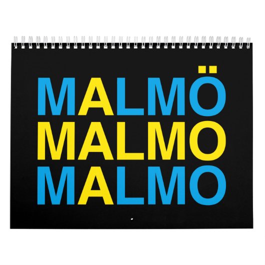 Calendrier MALMO Swedish Flag (Protection)
