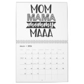 Calendrier Maman Sarcasme (Mar 2026)