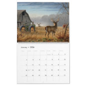 Calendrier ManCave Chasse Nature Sauvage Sports (Jan 2026)