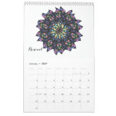 Calendrier Mandala (Jan 2027)