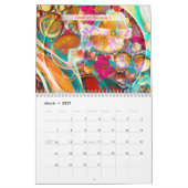 Calendrier Mandala Abstrait (Mar 2027)