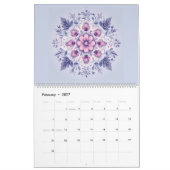 Calendrier Mandala de la série en floraison (Feb 2027)