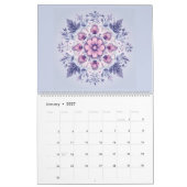 Calendrier Mandala de la série en floraison (Jan 2027)