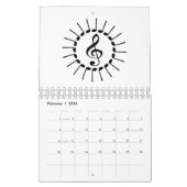 Calendrier Mandala musical (Feb 2026)