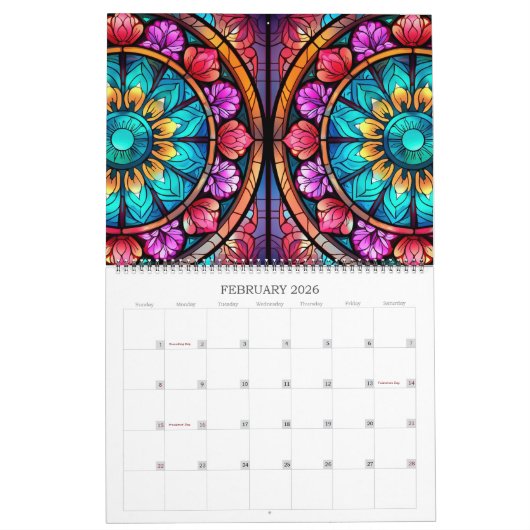 Calendrier Mandela en verre (Feb 2026)