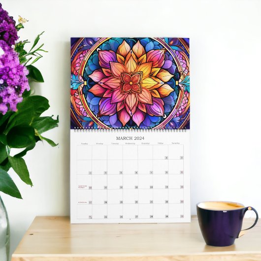 Calendrier Mandela en verre