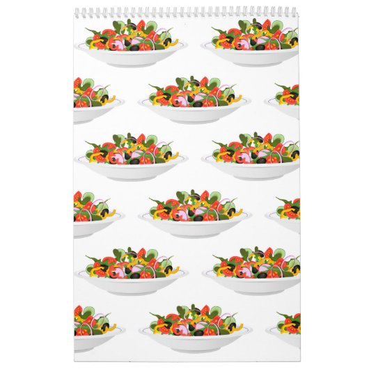 Calendrier Mangez plus de plantes frais motivation salade let (Protection)