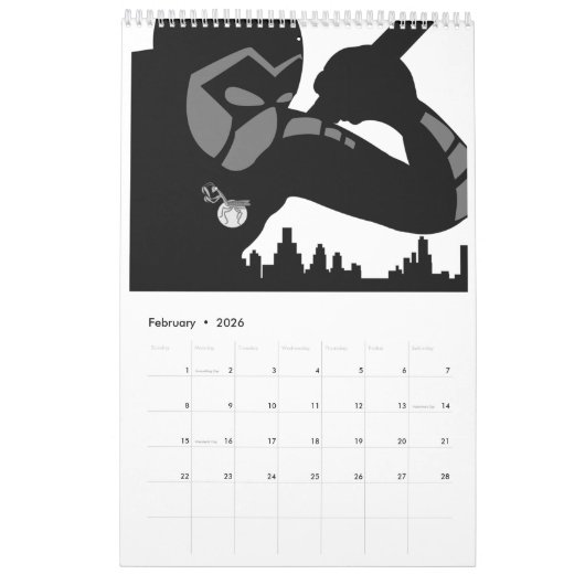 Calendrier Mantis Man (Feb 2026)