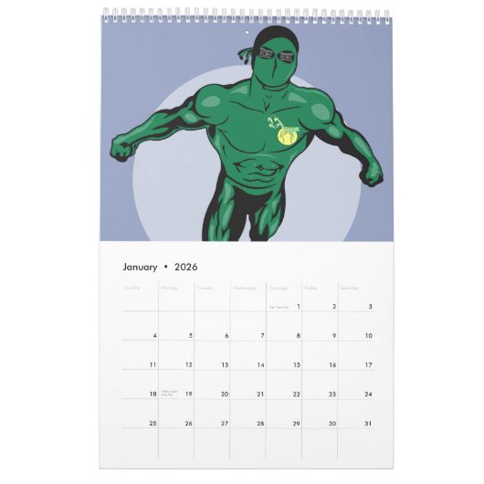 Calendrier Mantis Man "Friends, Family & Enemies" (Jan 2026)