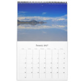 Calendrier marais salants d'Uyuni (Jan 2027)