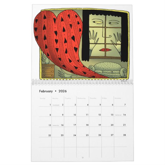 Calendrier Margaret Scott 2022 (Feb 2026)