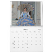 Calendrier marie Antoinette (Mar 2027)