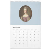Calendrier Marie-Antoinette - Marie Antoinette (Mar 2026)
