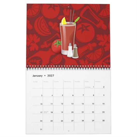Calendrier Marie sanguinaire (Jan 2027)