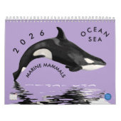 Calendrier Marine mammals calendar (Protection)