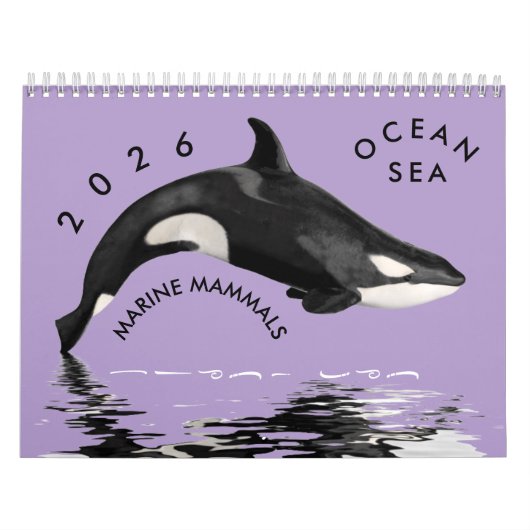 Calendrier Marine mammals calendar (Protection)
