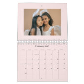 Calendrier Maroon classique Joyeux Noël (Feb 2027)