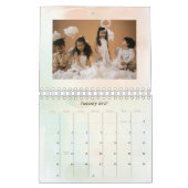 Calendrier Maroon classique Joyeux Noël 2026 (Jan 2027)