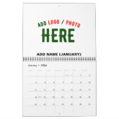 CALENDRIER MARQUE BLANCHE MODERNE ET PERSONNALISABLE VÉRIFIÉE (Jan 2026)