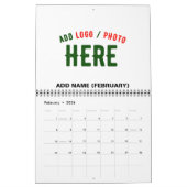 CALENDRIER MARQUE BLANCHE MODERNE ET PERSONNALISABLE VÉRIFIÉE (Feb 2026)