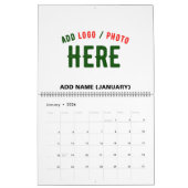 CALENDRIER MARQUE BLANCHE MODERNE ET PERSONNALISABLE VÉRIFIÉE (Jan 2026)