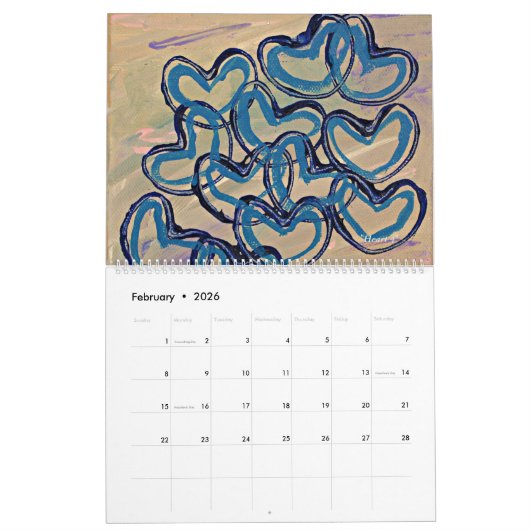 Calendrier Mary Mirabal Art 2016 (Feb 2026)