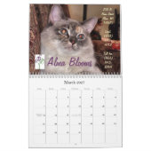 Calendrier Mascotte Chat (Mar 2027)