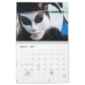 Calendrier Masques vénitiens (Feb 2027)