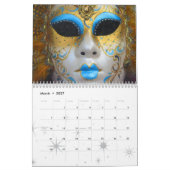 Calendrier Masques vénitiens (Mar 2027)