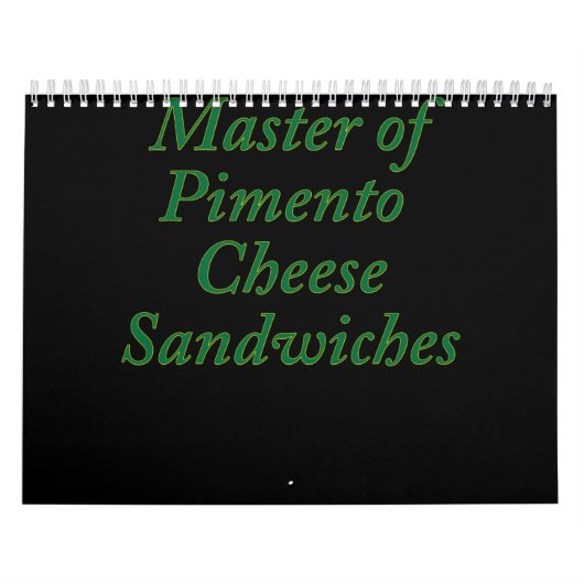 Calendrier Master De Fromage Pimento Sandwiches Funny Golf (Protection)