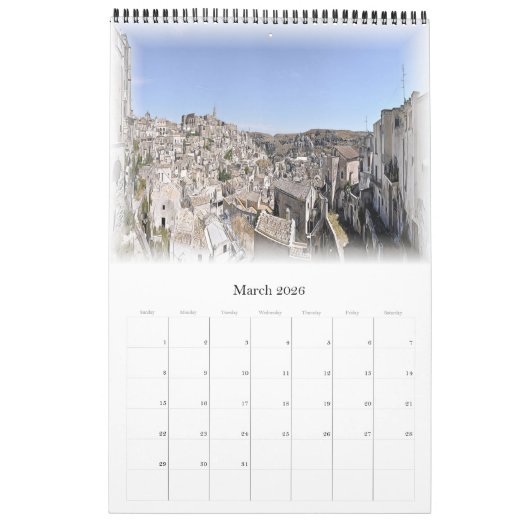 CALENDRIER MATERA - (Mar 2026)