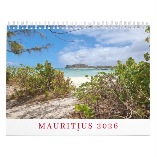 Calendrier Maurice 2026 (Protection)