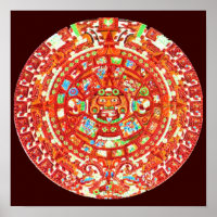 Calendrier maya 2012 Design Poster Imprimer