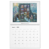 Calendrier McCarthy-Surréalisme et le paysage 2017 de James (Mar 2026)