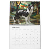 Calendrier Medium Dog Glass Calendar (Jan 2027)