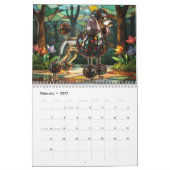 Calendrier Medium Dog Glass Calendar (Feb 2027)