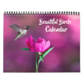 Calendrier Medium Size Beautiful Birds Calendar (Protection)