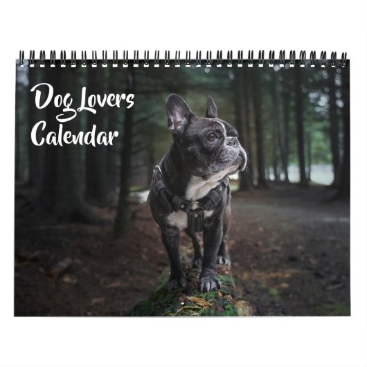 Calendrier Medium Size Dog Lovers Calendar (Protection)