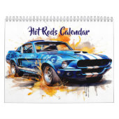 Calendrier Medium Size Hot Rods Calendar (Protection)