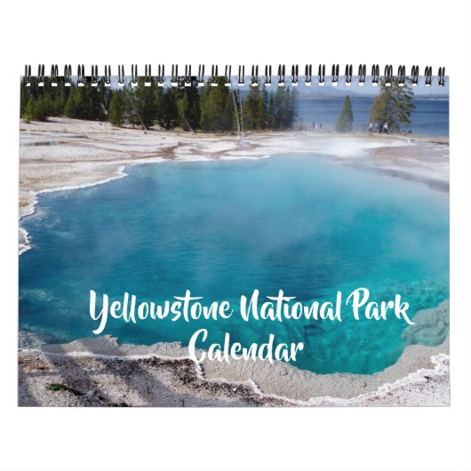 Calendrier Medium Size Yellowstone Park Calendar (Protection)