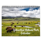 Calendrier Medium Yellowstone Park Calendar (Protection)