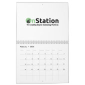 Calendrier MediumCalendar de deux pages, blanc (Feb 2026)