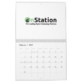 Calendrier MediumCalendar de deux pages, blanc (Feb 2027)