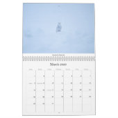 Calendrier MediumCalendar de deux pages, blanc (Mar 2026)