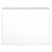 Calendrier MediumCalendar de deux pages, blanc (Protection)