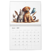 Calendrier Meilleurs Buddies de chiens et chats mignons (Mar 2027)